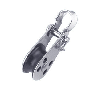 PULLEY WITH BRACKET NYLON WHEEL