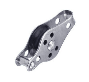 NYLON WHEEL FIX EYE PULLEY W BRACKET